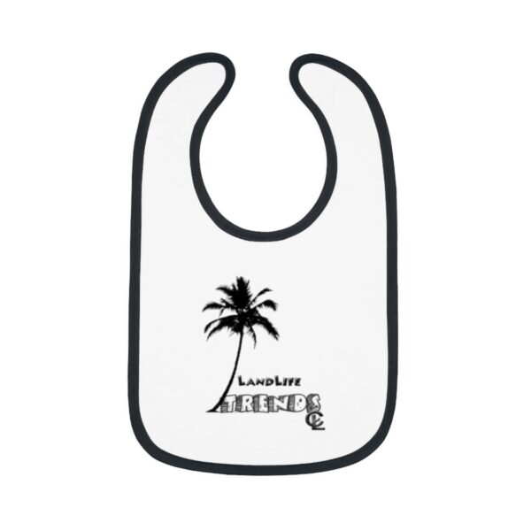 LandLife Trends Baby Contrast Trim Jersey Bib