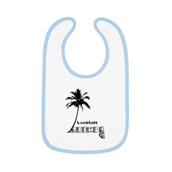 LandLife Trends Baby Contrast Trim Jersey Bib - Image 4