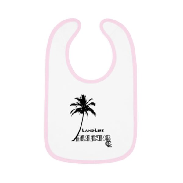 LandLife Trends Baby Contrast Trim Jersey Bib - Image 7
