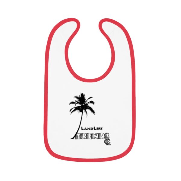 LandLife Trends Baby Contrast Trim Jersey Bib - Image 10