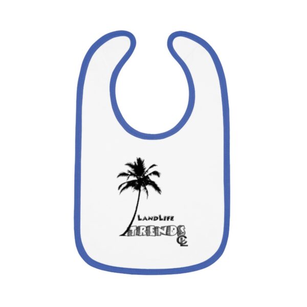 LandLife Trends Baby Contrast Trim Jersey Bib - Image 13