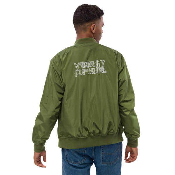 CLTrends X Wealthy Fortune Line #2 Premium bomber jacket - Image 8