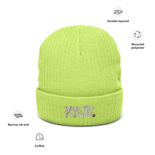 Wealthy Fortune #TrendsBrand Ribbed knit beanie - Image 6