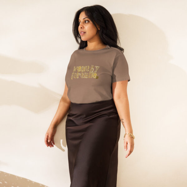 Wealthy Fortune Line Women’s high-waisted t-shirt - Image 12