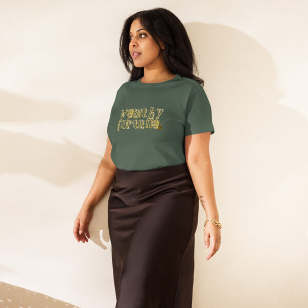 Wealthy Fortune Line Women’s high-waisted t-shirt - Image 11