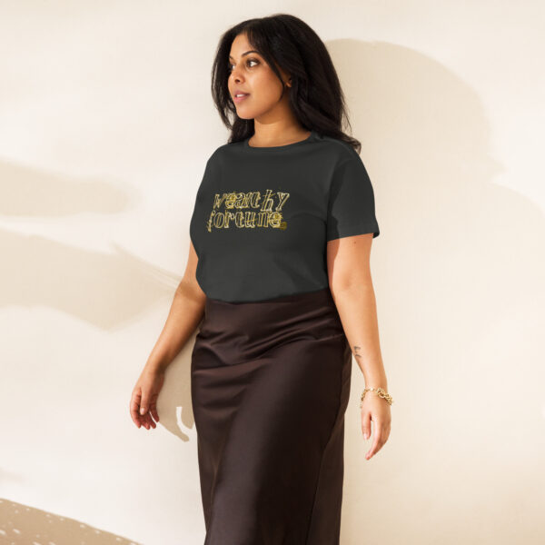 Wealthy Fortune Line Women’s high-waisted t-shirt - Image 10