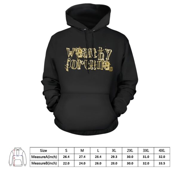 Wealthy Fortune Men's Hoodie - Image 42