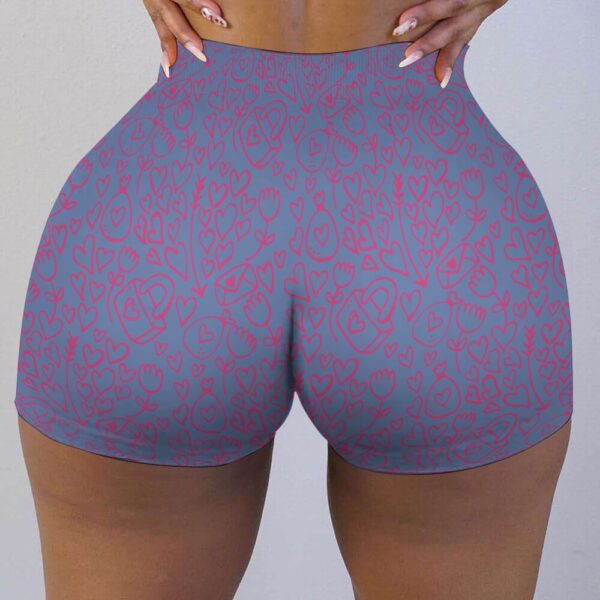Drip Severe Colorful Ladies Shorts - Image 41