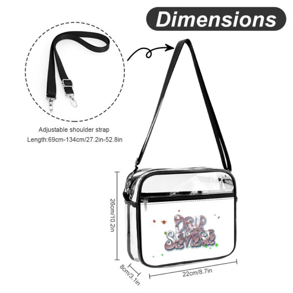 Drip Severe X CLTrends Transparent satchel - Image 2