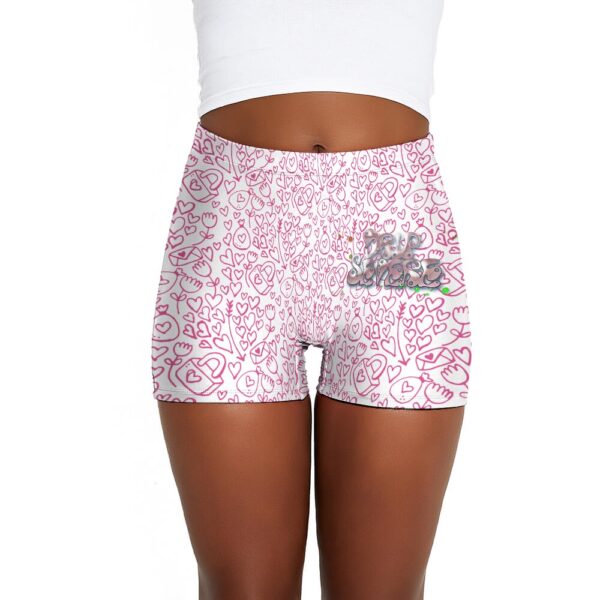Drip Severe Colorful Ladies Shorts - Image 28