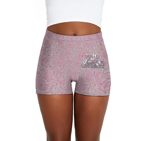 Drip Severe Colorful Ladies Shorts - Image 34