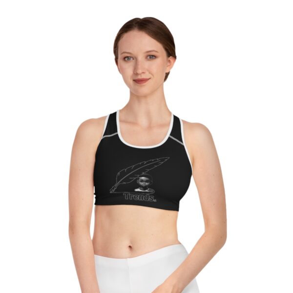 TrendsCL Black Sports Bra - Image 3