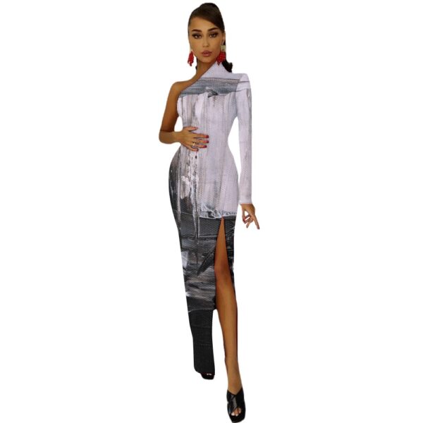 CLTrends Half Sleeve Slit Dress - Image 24