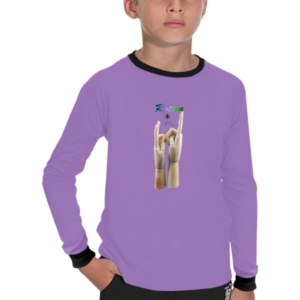 RottenLine Kid's Long Sleeve T-shirt - Image 5