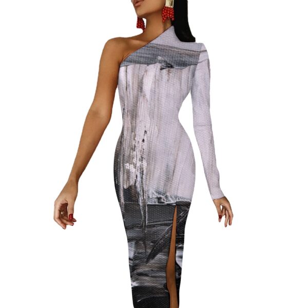 CLTrends Half Sleeve Slit Dress - Image 23