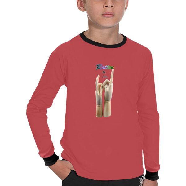 RottenLine Kid's Long Sleeve T-shirt - Image 13