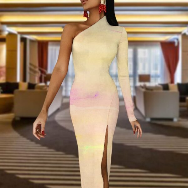 CLTrends Half Sleeve Slit Dress - Image 26