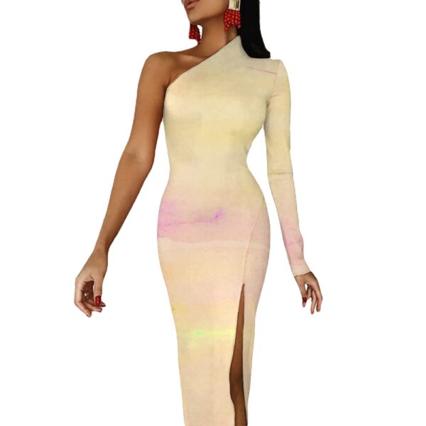 CLTrends Half Sleeve Slit Dress - Image 28