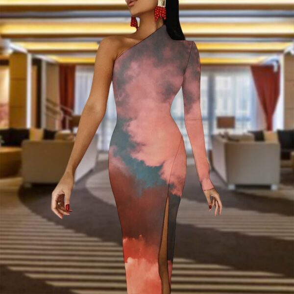 CLTrends Half Sleeve Slit Dress - Image 6