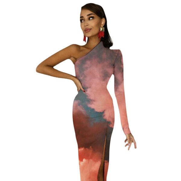 CLTrends Half Sleeve Slit Dress - Image 10