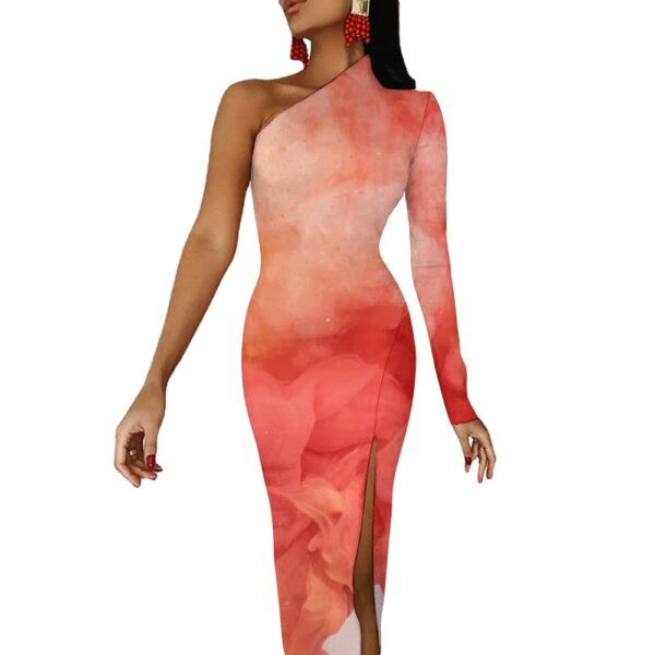 CLTrends Half Sleeve Slit Dress - Image 33