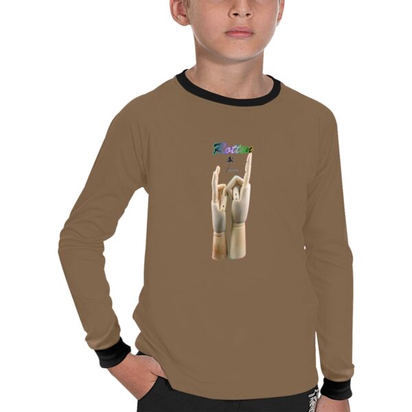 RottenLine Kid's Long Sleeve T-shirt - Image 9