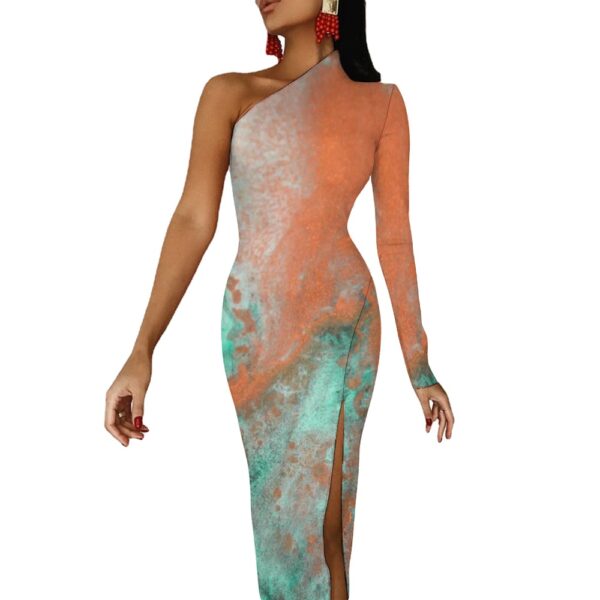 CLTrends Half Sleeve Slit Dress - Image 13