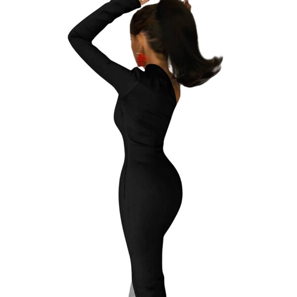 CLTrends Half Sleeve Slit Dress - Image 2