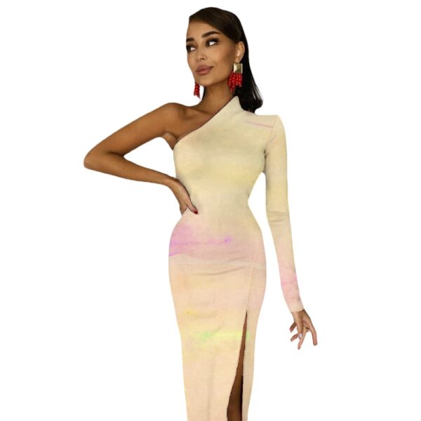 CLTrends Half Sleeve Slit Dress - Image 30